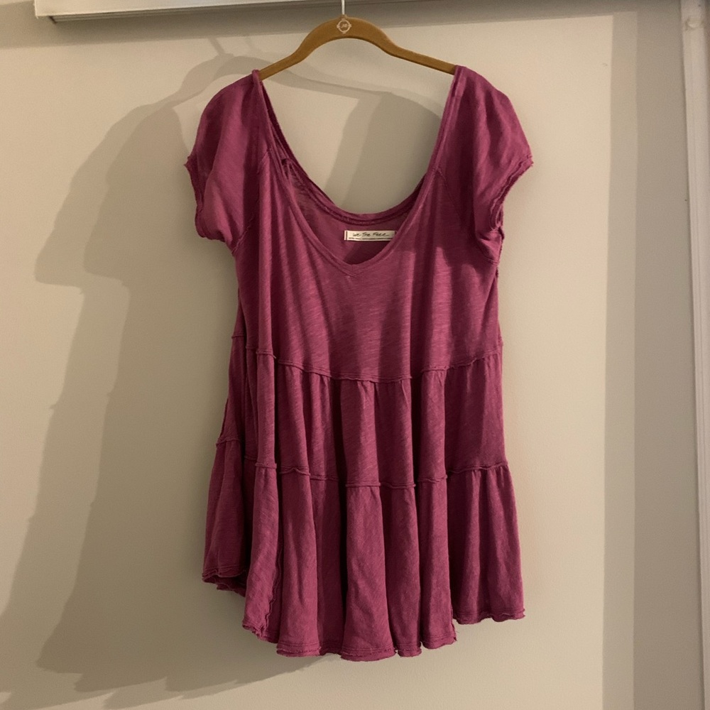 Sunshine in the rain free people top